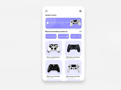 Mobile App Main page cute design minimal mobile mobile app mobile app design mobile shop mobile store mobile ui store ui ui ux uidesign uiux ux ux ui ux design uxdesign uxui