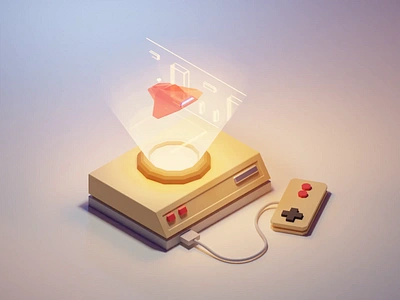 Retro Futuristic Animation Tutorial 3d animation blender diorama illustration isometric lowpoly render retro tutorial