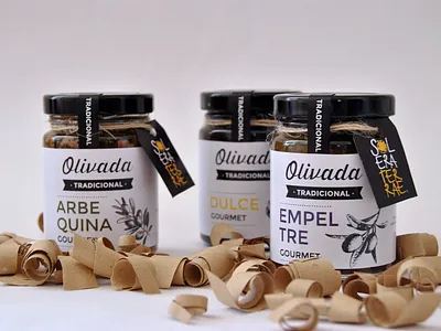 Packaging Olive Paste (Olivada) gourmet olivada packaging packaging design