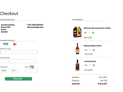 Check Out page checkout page dailyui day002 ui ui design web