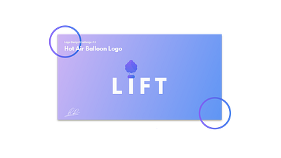 Logo Design Challenge #2: Hot Air Balloon branding icon logo typography