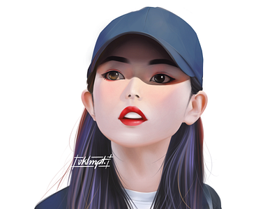 🌒 | 🐺 art character cute drawings fanart girl girl character illustration ipadpro loona oliviahye procreate wolf