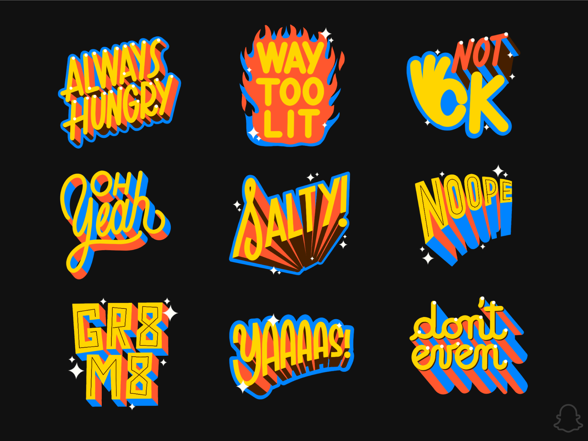 Example of FEEELINGS STICKER PACK