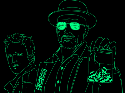 The Coffee Soldiers breaking bad coffee design illustration site web web design