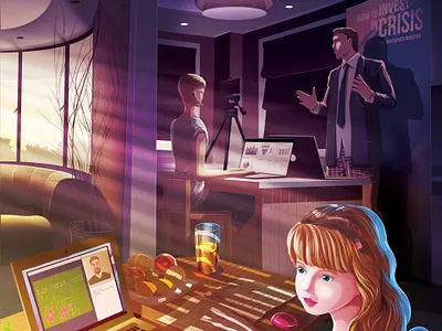 New Normal, Closer or Still Far closer coronavirus covid 19 family far illustration onlineclass pandemic presentation quarantine remotely stayhome vector art workfromhome