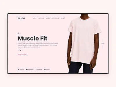 Clothing store clothes design design interface figma hero image minimal shot store tshirt ui uidesign uiux ux