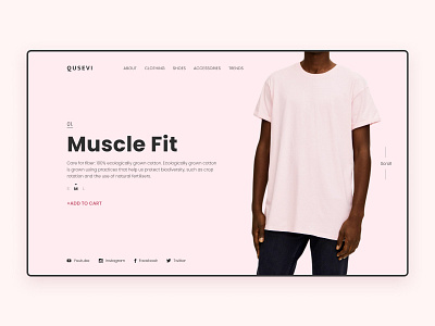 Clothing store clothes design design interface figma hero image minimal shot store tshirt ui uidesign uiux ux