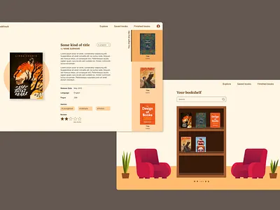 Book Tracker | Web Application branding graphic design ui ux