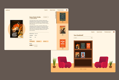 Book Tracker | Web Application branding graphic design ui ux