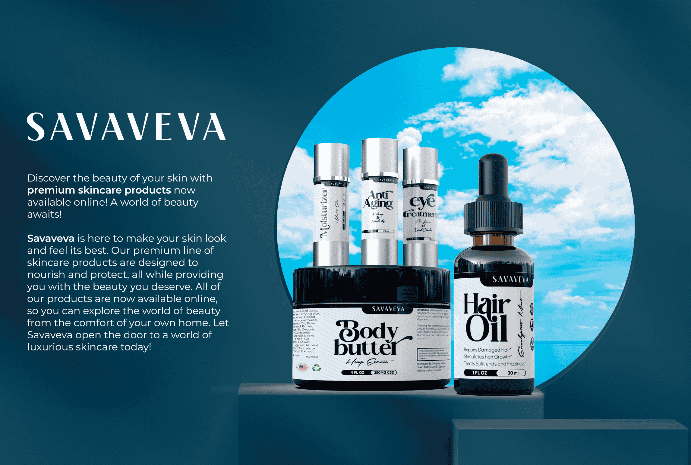 Cosmetic Label & Packaging Design for Savaveva cosmetic label cosmetic product graphic design label design packaging design product branding product design product label product packaging