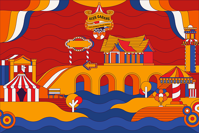 Alek Gadang Festival branding graphic design illustration ilu layout logo