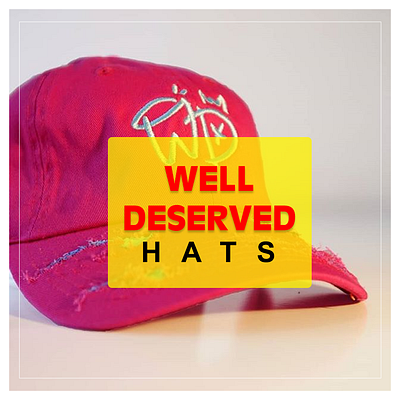 Well Desreved : Hats Products banner ads branding design illustrator logo masking photoshop printing social media vector