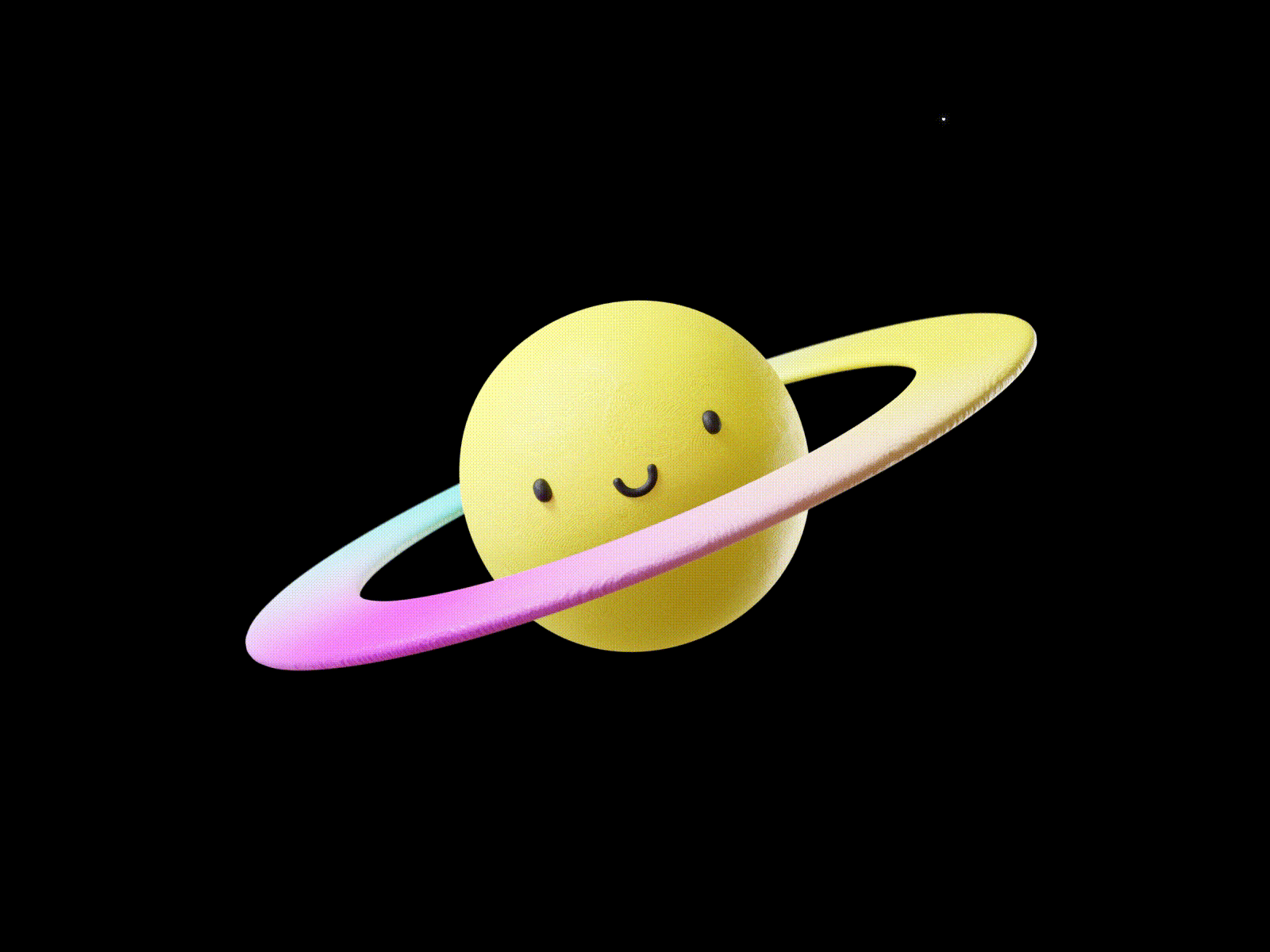 Hula hoop champion 3d animated animation blender3d branding character design comic cute design hooping hula hoop illustration loop minimal motion design motion graphics planet saturn spinning sports