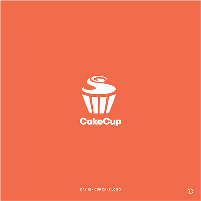 DAY 18 CUPCAKE LOGO art brand identity branding design icon illustration illustrator logo photography logo branding mockup typography vector vectorart