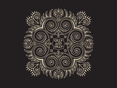 Mandala design illustration minimal vector