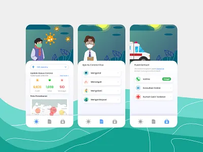 Covid 19 Mobile App Design covid19 design illustration mobile mobile app ui uiux uiuxdesign ux website
