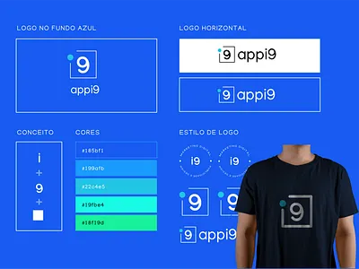 Logo Agência Marketing Digital agency agency logo blue brand design branding design identity identity design logo logo design logotype marketing visual