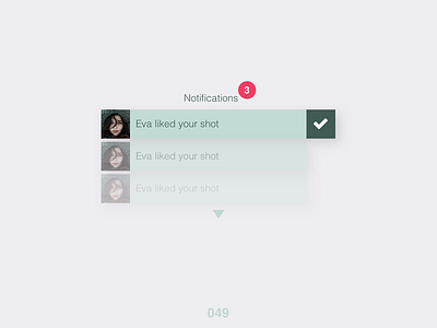 DailyUI #049 Notifications 049 49 alert clean dailyui dailyui049 design green jrdickie like minimal notification notifications opacity photo sketchapp ui uidesign ux uxdesign