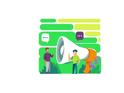 Two-way Communication app branding coronavirus covid19 design flat illustration flatdesign illustration illustrator journey pandemic trendy ui ux vector