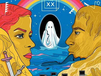 the xx album art album artwork art character design design digital art illustration illustrator vector visual development
