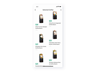 Starbucks App animation app card design mobile shopping starbucks type typography ui ui ux ui design uidesign uiux ux