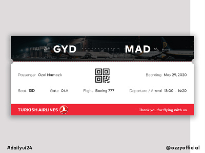 dailyui24 024 boardingpass dailyui024 dailyuichallenge