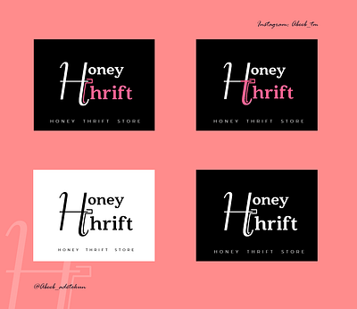 Honey Thrift Logo brand branding design designs icon illustration logo logodesign logotype minimal