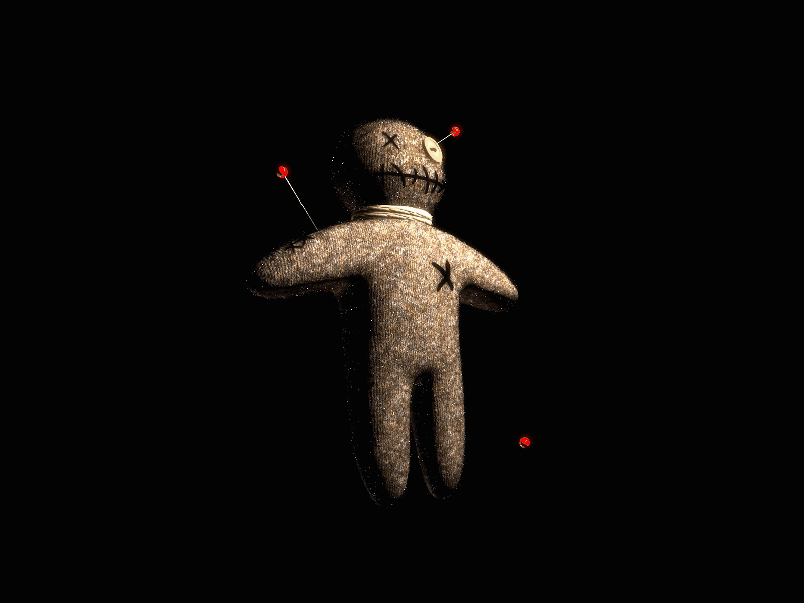 Voodoo Doll 3d 3d art art c4d davinci design doll maxon modeling nightmare redshift