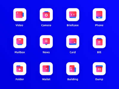 Icons app branding color design icon ui