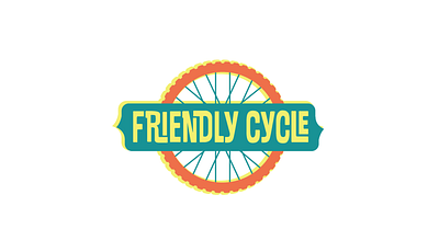Friendly Cycle Logo branding design graphic design illustration logo vector