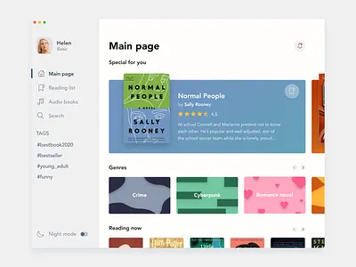 Book Concept, UI challenge 5/5 book booking books challenge challenges design landing page service services typography ui ui ux ui design uidesign webdesign website