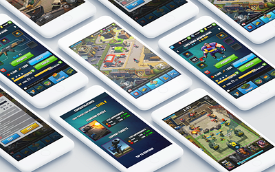 Strategy Game Concept app design game art game ui ux
