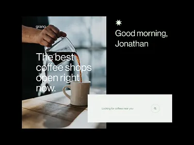 Grano explorations app design logo minimal modern product typography ui visual visual design