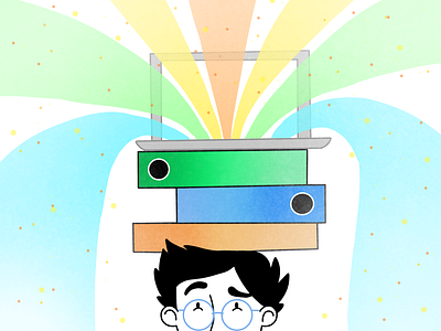 A lot on my mind lately. illustration