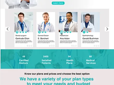 Dcare Clinic RTL clinic figma figma design figmadesign medical medicine ui ux webdesign website