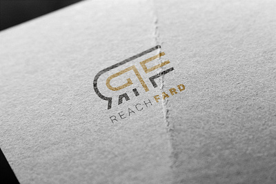 ReachFard architecture brand design brand identity branding design illustration logo logodesign minimal realestate logo vector