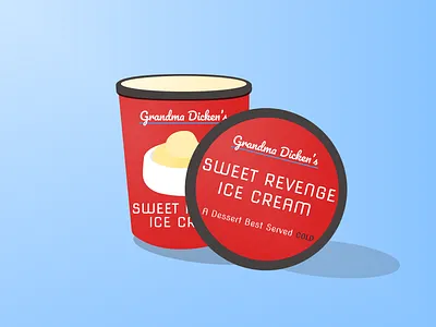 Sweet Revenge branding design figma flat illustration logo minimal package design vector weeklywarmup