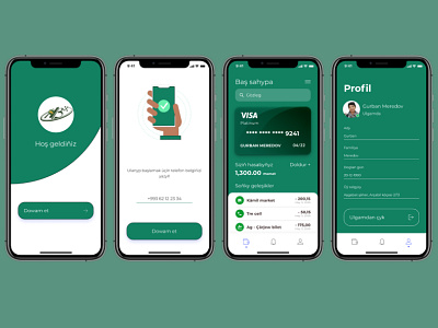 Halk Bank Mobile App bank banking app design figma halkbank minimalism mobileapp ui ux