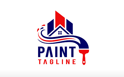 Painting logo house painting logo residential painting logo roof painter service