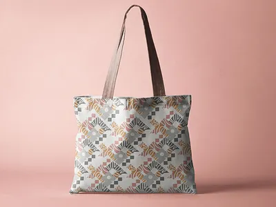 logo pattern bag branding design illustrate logo logo design pattern stationary typography vector