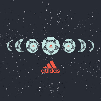 Crescent Tango adidas crescent moon football futbol graphic design moon soccer stars