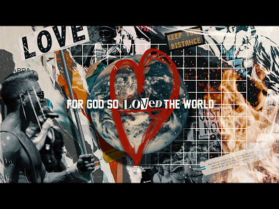 For God So Loved black lives matter branding church composition gay pandemic photoshop poster series series art