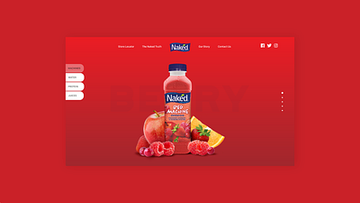 daily UI // 003 landing page design drink fruit landing design landing page landing page design landingpage ui ui ux ui design uidaily uidailychallenge uidesign uiux ux