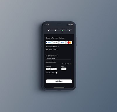 #DailyUI Day 02 - Credit Card Checkout app application ui checkout creditcard design mobile ui ui ui design