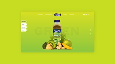 daily UI // 003 landing page design drink fruit fruity landing landing design landing page landing page design landingpage ui ui ux ui design uidaily uidailychallenge uidesign uiux ux