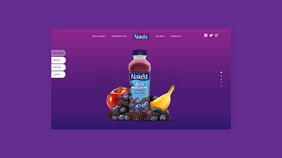 daily UI // 003 landing page design drink fruit landing landing design landing page design landingpage ui ui ux ui design uidaily uidailychallenge uidesign uiux