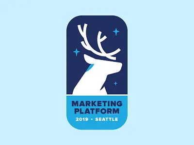 Caribou CMS illustration sticker