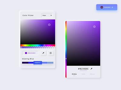 Daily UI Challenge 076/100 - Color Picker - Freebie 100uichallenge adobe xd ankur tripathi color color palette color picker color picker design color picker ui colorpicker daily 100 challenge dailychallenge dailyui dailyuichallenge free download freebie uidesign uidesigns webdesign