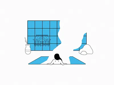 Steamy! graphic illustration illustrator line minimal stillframe vector