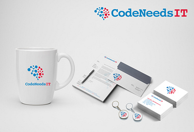 CodeNeedsIT Logo and Branding branding illustration logo web